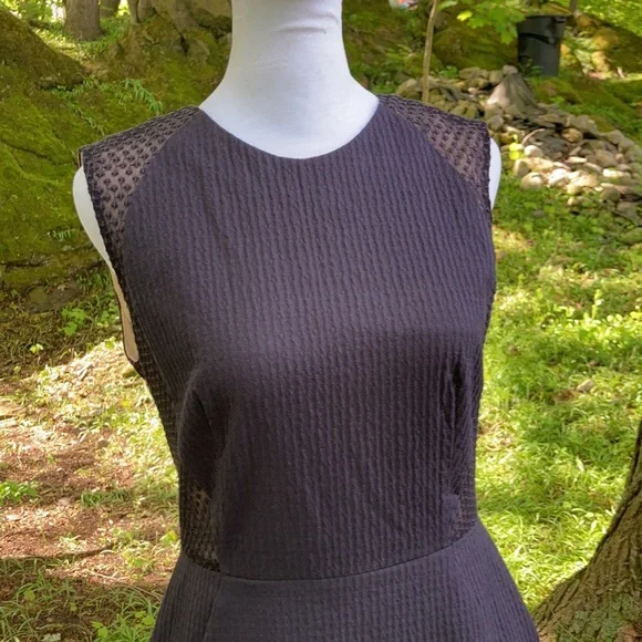 Barney’s NY Navy Lace Detail Dress sz 4 - Picture 4 of 17